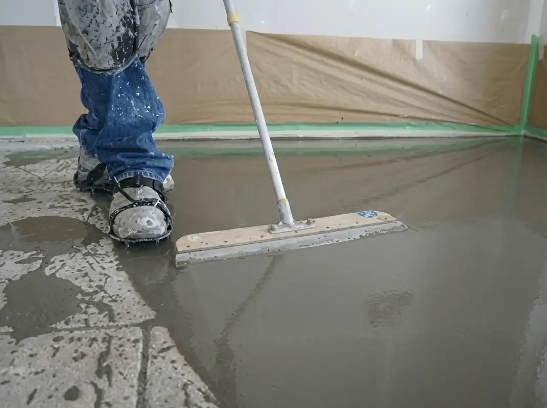 Uneven floor being professionally repaired in Pueblo, CO